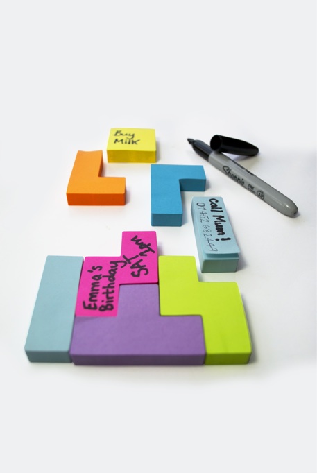 tetris notes sticky blocks form 81m80 laughingsquid block estos creatividad reyes suck created creativos guardado desde artikel