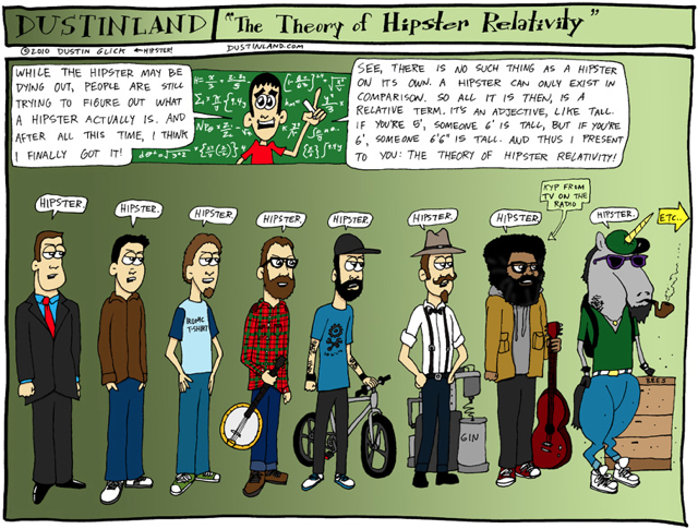 The Theory of Hipster Relativity