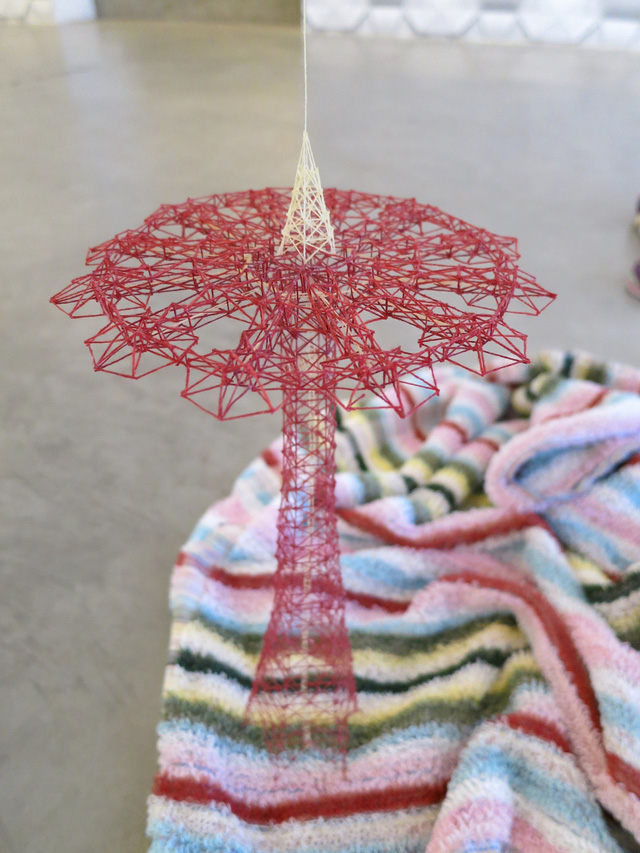 Thread sculpture by Takahiro Iwasaki