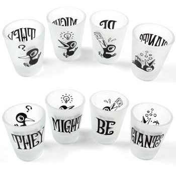Drinky Crow They Might Be Giants Shot Glasses