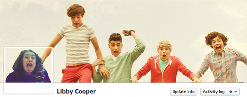 Boy Band Facebook Cover by Libby Cooper
