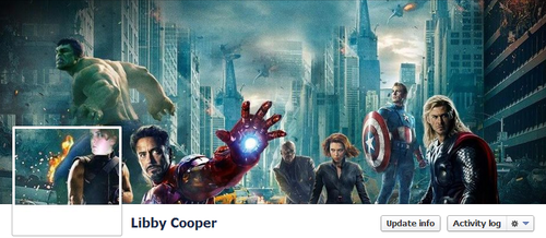 Avengers Facebook Cover by Libby Cooper
