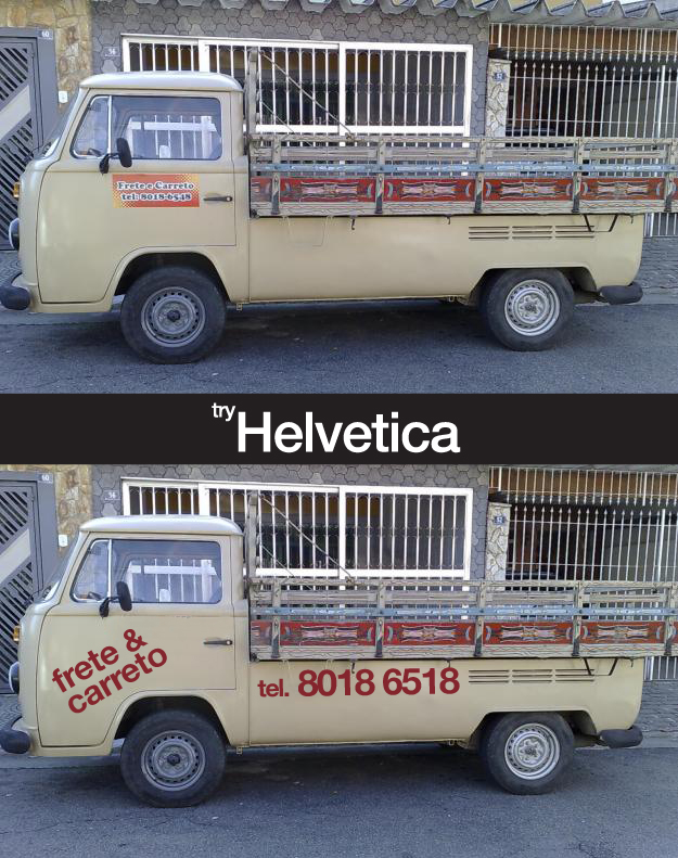 Try Helvetica