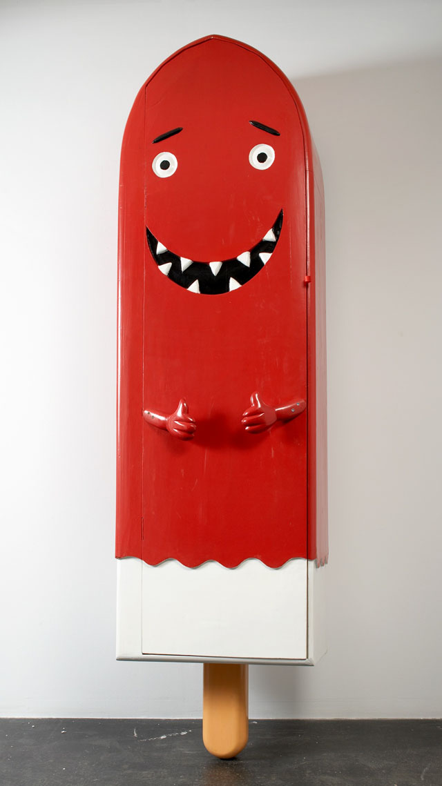 Cartoonish coffins by Olaf Breuning
