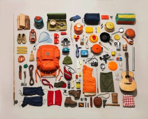 Photos of neatly arranged collections by Jim Golden