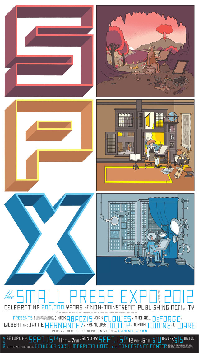 SPX 2012 Poster by Chris Ware