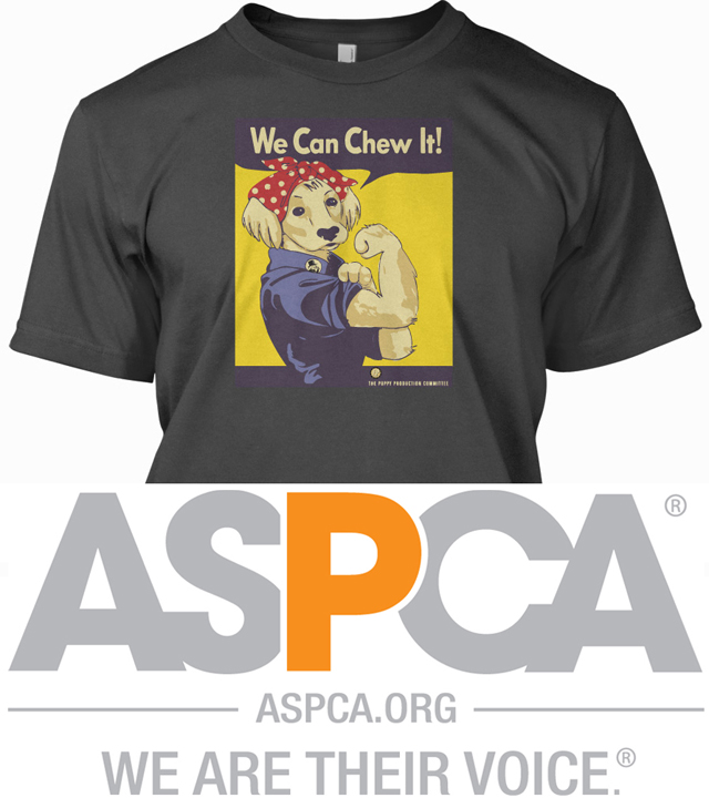 Rosie the Retriever T-Shirt Supporting the ASPCA
