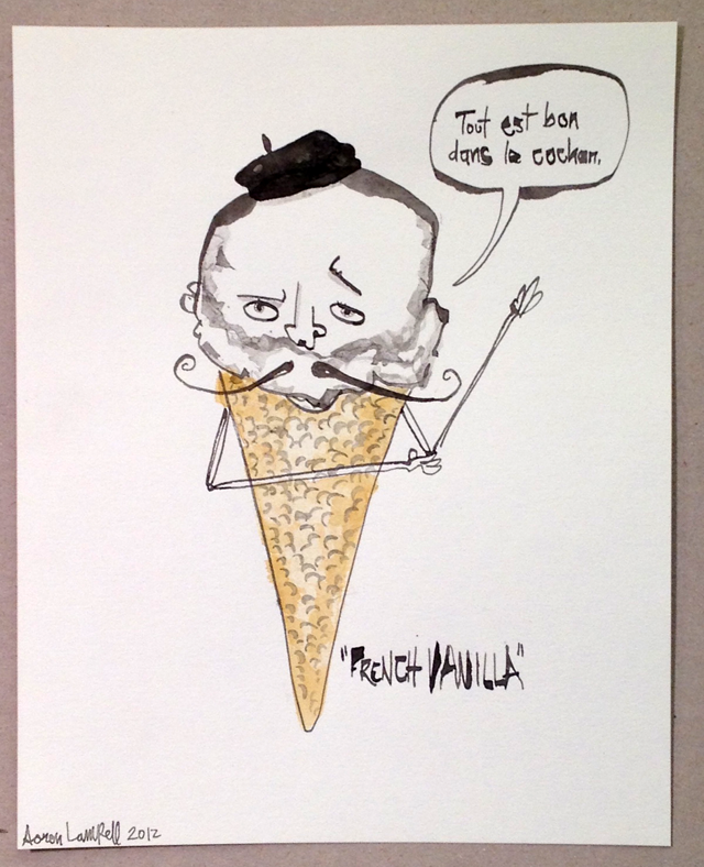 French Vanilla Ice Cream by Aaron Lampell