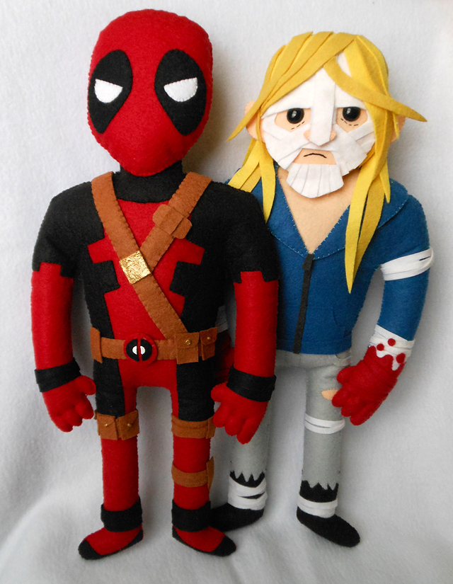 Deadpool and Luther Strode by Michelle Coffee