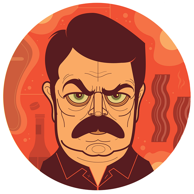 Ron Swanson from Parks and Recreation