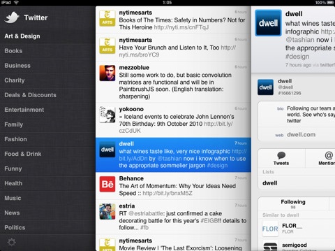 Twitter for iPad
