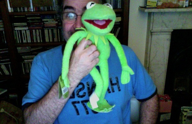 Danny Baker and Kermit