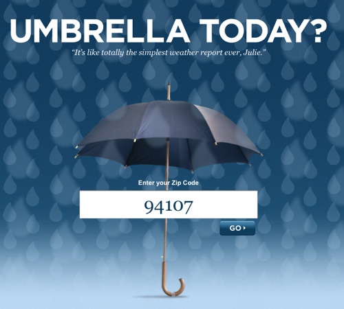Umbrella Today?