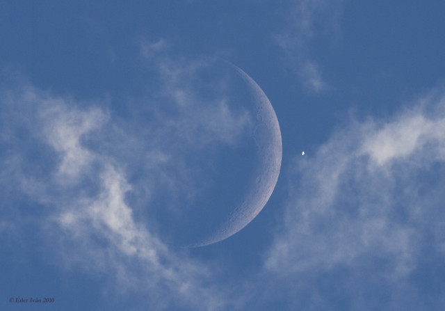Moon and Venus by Ivan Eder