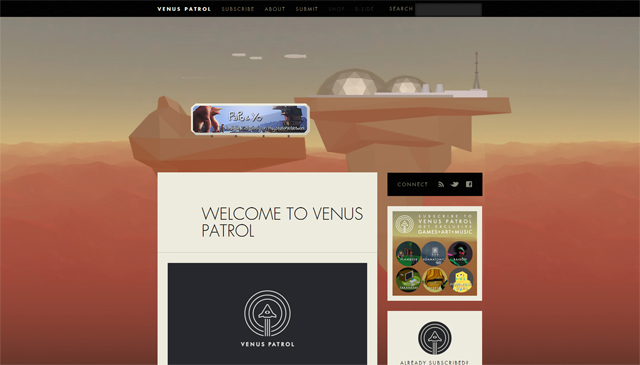 Venus Patrol Website View