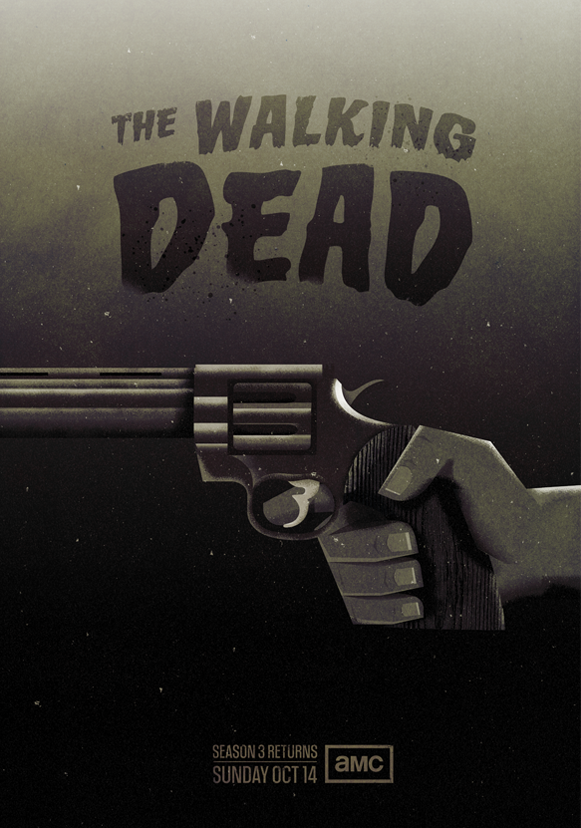 The Walking Dead Season 3 Poster by Radio