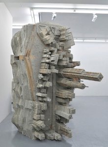 Cityscape sculptures by Liu Wei