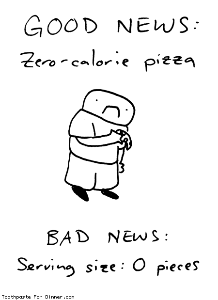 Zero Calorie Pizza